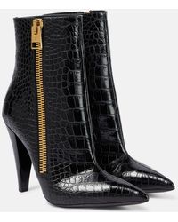 Tom Ford - Stivaletti in pelle stampata - Lyst