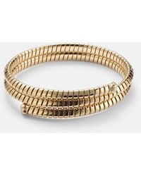Marina B - Trisolina Triple 18Kt Bangle With Diamonds - Lyst