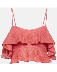 Isabel Marant - Eliani Ruffled Top - Lyst