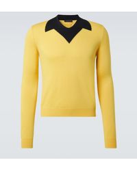 Prada - Trompe L'Oil Virgin Wool Sweater - Lyst