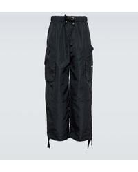 Versace - Technical Wide-Leg Cargo Pants - Lyst