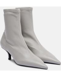 TOTEME - Leather Ankle Boots - Lyst