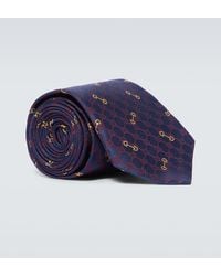 Gucci - Gg Silk Jacquard Tie - Lyst