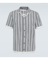 Orlebar Brown - Hibbert Floral Cotton Bowling Shirt - Lyst