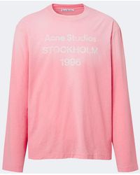 Acne Studios - 1996 Logo Cotton-Blend Jersey T-Shirt - Lyst