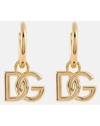 Dolce & Gabbana - Dg Embellished Earrings - Lyst