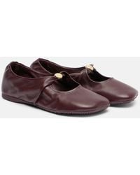 Loewe - Ballerinas Pebble Soft Aus Leder - Lyst