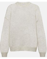 Brunello Cucinelli - Pullover Aus Rippstrick - Lyst