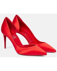 Christian Louboutin - Iriza Silk-Satin Pumps - Lyst