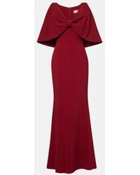 Elie Saab - Caped Cady Gown - Lyst