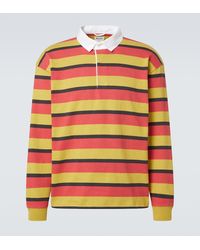 Bode - Rec Striped Cotton Polo Shirt - Lyst