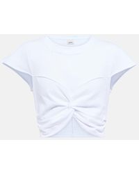 Isabel Marant - Zineae Cotton Jersey Crop Top - Lyst