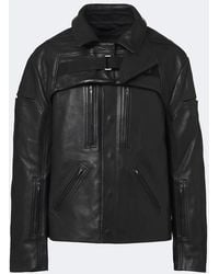 Rick Owens - Veste Macreversible En Cuir - Lyst
