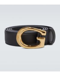 Gucci Feather Leather Belt Gold Buckle Detail 375182 9022 in White 
