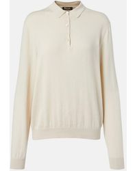 Loro Piana - Ice Wish Knitted Cotton Polo Shirt - Lyst
