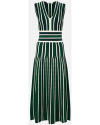 Max Mara - Maxikleid Tallone Aus Strick - Lyst