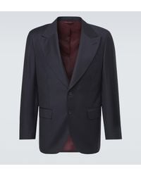 Rubinacci - Single-Breasted Virgin Wool Blazer - Lyst