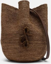 Ruslan Baginskiy - Hatbag Raffia Crossbody Bag - Lyst