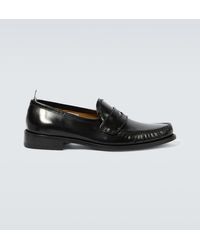 Thom Browne - Leather Penny Loafers - Lyst