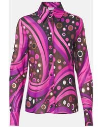 PUCCI - Fontane Cotton Muslin Shirt - Lyst
