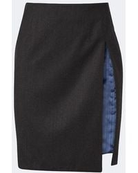 Gucci - Wool-Blend Miniskirt - Lyst
