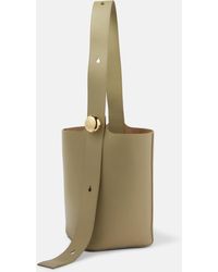 Loewe - Pebble Medium Leather Bucket Bag - Lyst