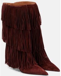 Paris Texas - Botas Altas Jessie 75 De Ante Con Flecos - Lyst