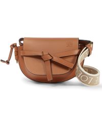 Loewe Gate Dual Mini Bag in Tan - ShopStyle