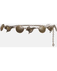Blumarine - Seashell-embellished Belt - Lyst