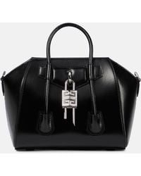 Givenchy - Sac Antigona Lock Mini en cuir - Lyst