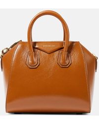Givenchy - Antigona Mini Leather Tote Bag - Lyst