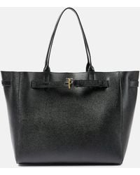 Tom Ford - Tara Large Grained Leather Tote Bag - Lyst
