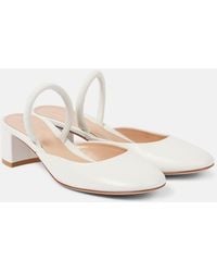 Gianvito Rossi - Tivoli 45 Leather Mules - Lyst