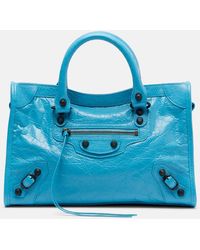 Balenciaga - Le City Small Leather Tote Bag - Lyst