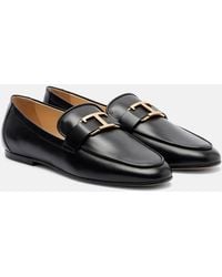 Tod's - T Timeless Leather Loafers - Lyst