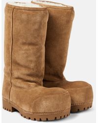 Balenciaga - Alaska High Suede Boots - Lyst