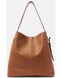 McQueen - Schultertasche T-Bar Sling Aus Leder - Lyst