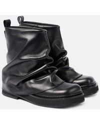 The Attico - Robin Leather Ankle Boots - Lyst