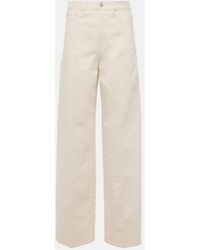 TOTEME - Jeans Anchos De Tiro Alto - Lyst