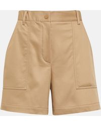 Moncler - Cotton-blend Shorts - Lyst