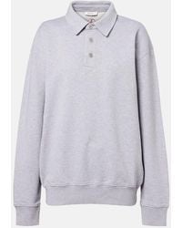 JW Anderson - Besticktes Sweatshirt Aus Baumwoll-Jersey - Lyst
