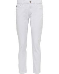AG Jeans Jeans ajustados Ex-Boyfriend de algodon - Blanco
