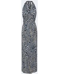 Johanna Ortiz - Enigma Silk Georgette Halterneck Top - Lyst