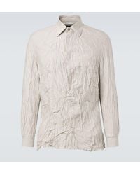 ZEGNA - Striped Silk Shirt - Lyst