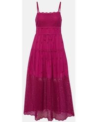 Ulla Johnson - Maxikleid Isadore Aus Baumwoll-Voile - Lyst