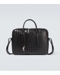 Bottega Veneta - Aktentasche Getaway Aus Leder - Lyst