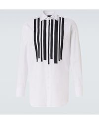 Junya Watanabe - X Guy Rover Striped Cotton Shirt - Lyst