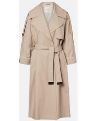 Max Mara - Cotton-Blend Gabardine Trench Coat - Lyst
