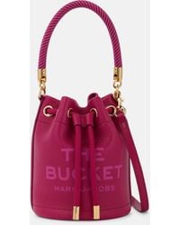 Marc Jacobs - The Mini Leather Bucket Bag - Lyst
