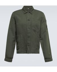 C.P. Company - Cotton And Linen Shirt - Lyst